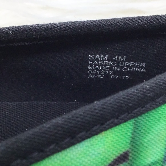 🟡👟2/$12+Discount Ship! Loudmouth Sam Bora Bora Green Slip-On Canvas Shoe - Picture 7 of 7